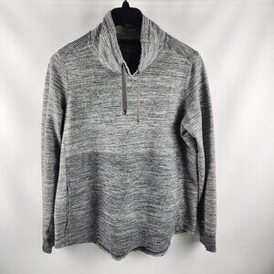 LL Bean Sweater Womens XL-Reg Gray Mixed Knit Pullover 512356